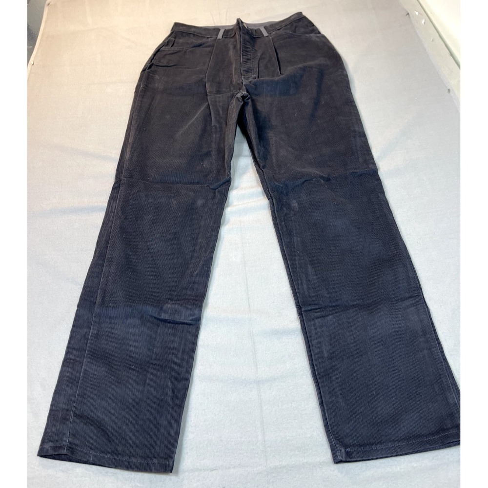 SEARS Corduroy Pants 32x30 High-Waist Wide-Leg Women 18 Vintage 80s Skater Baggy